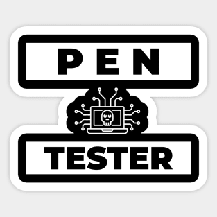 Cyber Security Pen Tester Sticker